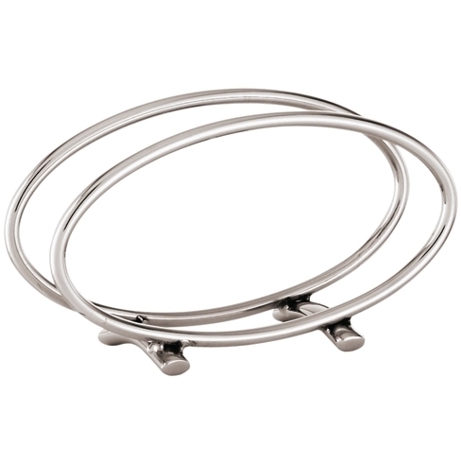 Sambonet Paderno Industrie - Serviettenhalter - Servietten - Versilbert, Elegant, Bambus-Design