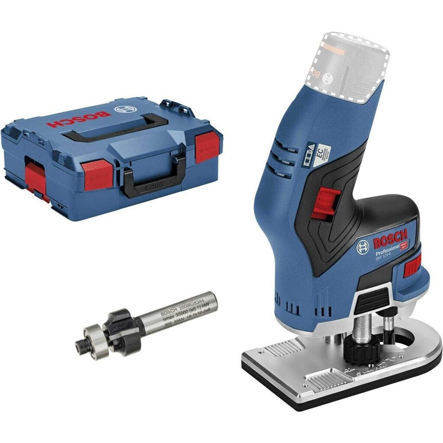Bosch - GKF 12V-8 - Kantenfräse - Akkubetrieb, 12 V, 1,1 kg