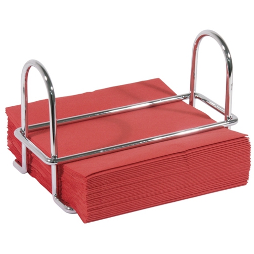 Contacto Bander - Serviettenhalter - Servietten - 33x33 cm, Stahldraht, Niederhalter