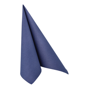 PAPSTAR - Papierserviette Seidenpapier - 11605 - Servietten - 40x40 cm, dunkelblau, Tissue