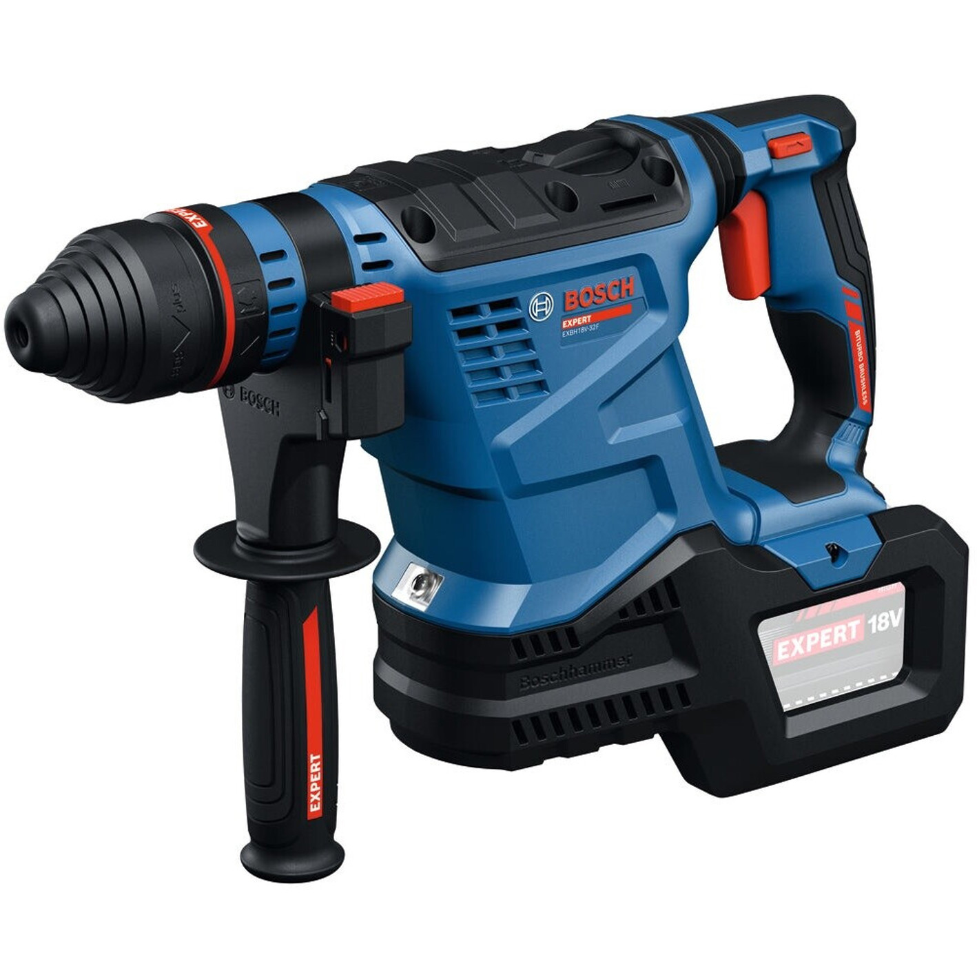 Bosch - EXBH18V-32F - Akku-Bohrhammer - 4,5 Joule, SDS-Plus, bürstenloser EC-Motor
