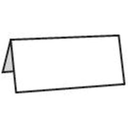 Beschriftungsbögen für Tischnamensschilder 11184 123x52mm Karton VE=40 Stück