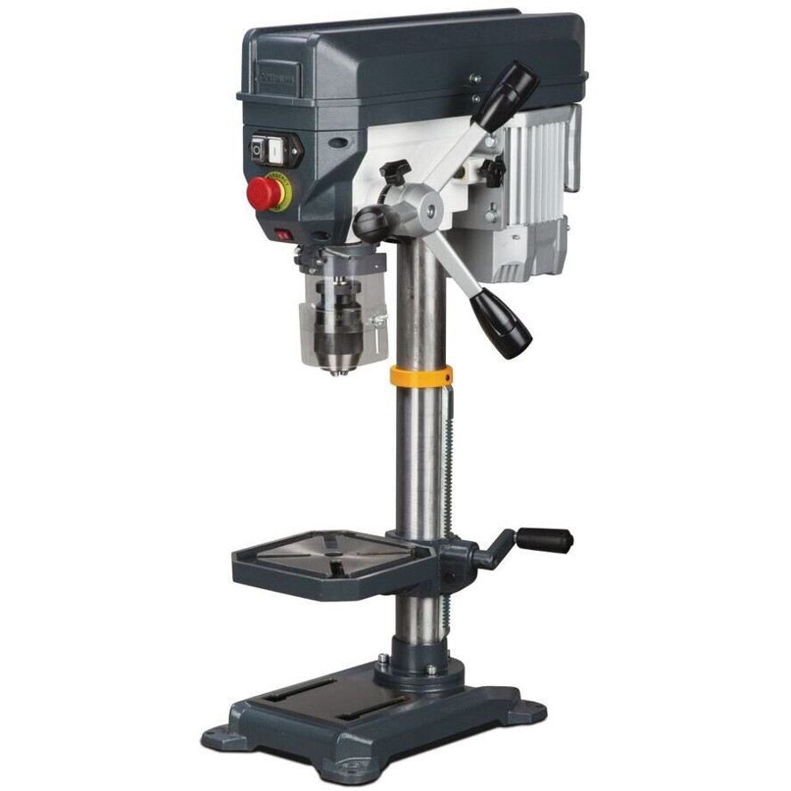 Optimum - OPTIdrill DQ 18 - Tischbohrmaschine - 16 mm Bohrdurchmesser, 450 W Leistung, Rechts-/Linkslauf