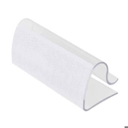 Klettbandtischclips für Skirtings 0,5-2cm (10 Stück). 10 Stück | geeignet für