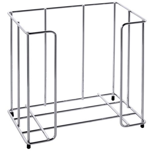 Contacto Bander - Serviettenhalter - 2240/240 - Servietten - 5 mm Draht, hochglänzend, Kunststofffüßchen