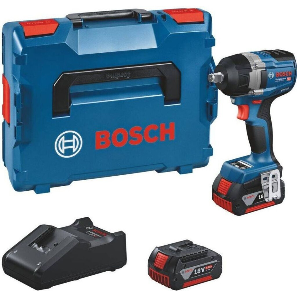 Bosch - GDS 18V-750 C - Akku-Schlagschrauber - 750 Nm Drehmoment, bürstenloser EC-Motor, mit 2 Akkus