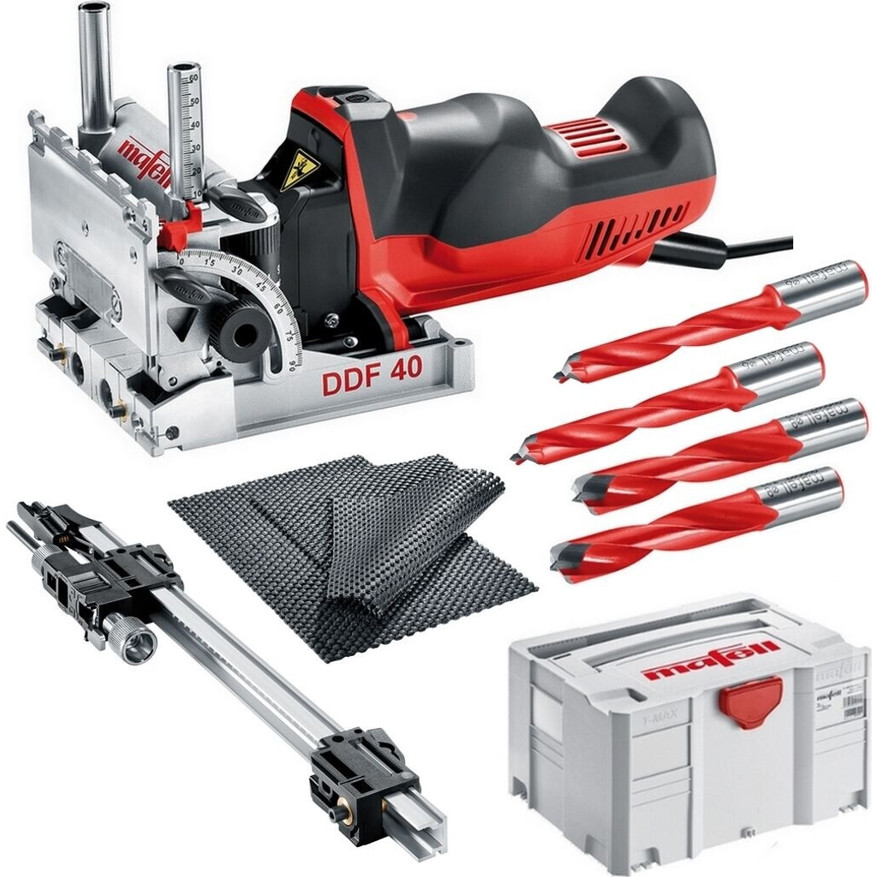 Mafell - DuoDübler DDF 40 - MaxiMAX - Dübelfräse - 900 Watt, 40 mm Frästiefe, 2,8 kg