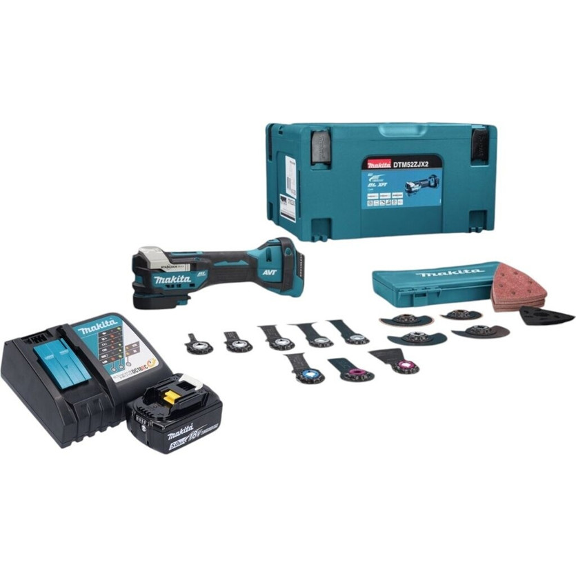 Makita - DTM52T1JX2 - Akku-Multifunktionswerkzeug - 18 V, 5 Ah, Starlock Plus