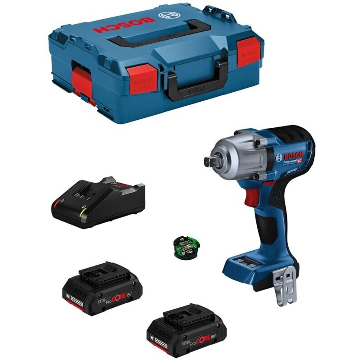 Bosch - GDS 18V-450 PC - Akku-Schlagschrauber - 450 Nm, 2 Akkus, L-Boxx