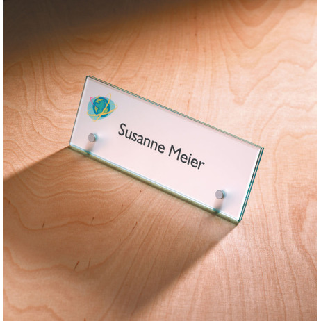 Ultradex - Tischaufsteller Serie Skyline - Tischaufsteller - 200x70mm, 2x4mm ES-Glas, klar