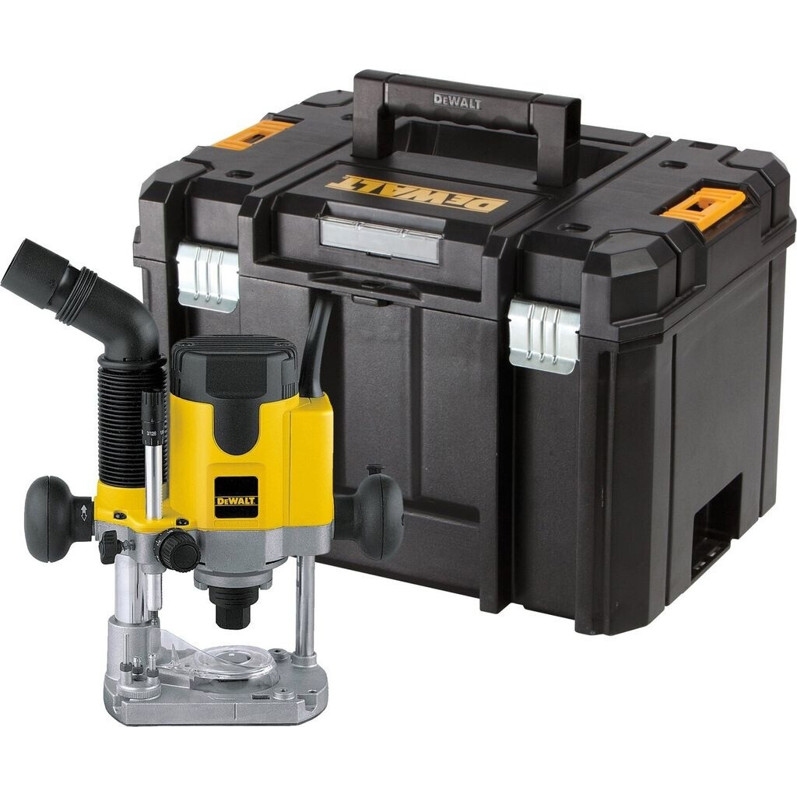 DeWalt - Fräse - DW622KT-QS - Oberfräse - 1.400 W, 24.000 U/min, 55 mm Fräskorbhub