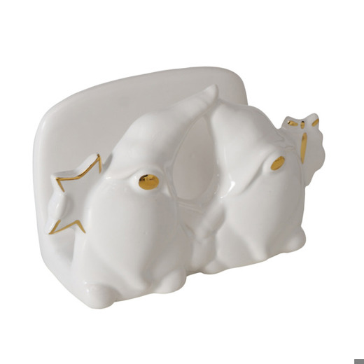 BOLTZE - Maddy - Serviettenhalter - Keramik, 200 g, 13x6x8 cm