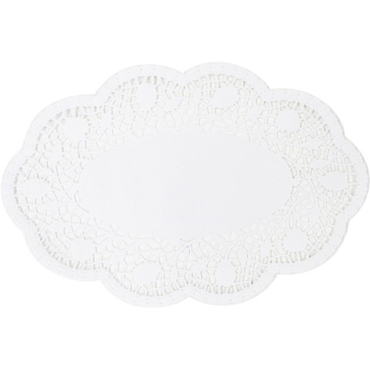 Schneider - Tortenspitzen - Dessertdeckchen - Papier, oval, 220 x 320 mm