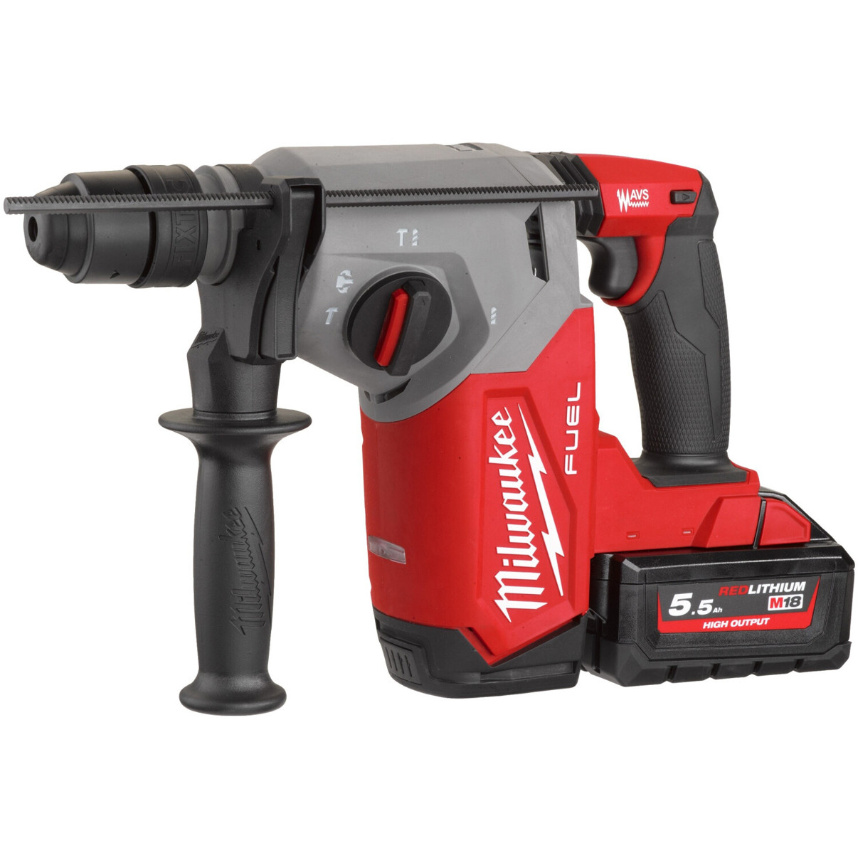 Milwaukee - M18 FHX-552X - Akku-Kombihammer - 2,5 Joule Schlagstärke, SDS-Plus, 18V
