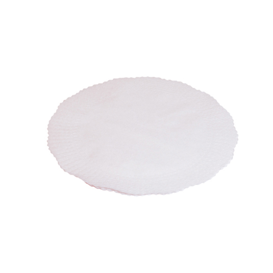 Plattenpapier oval 28 x 46 cm weiß | Rand geprägt 28 x 46 cm