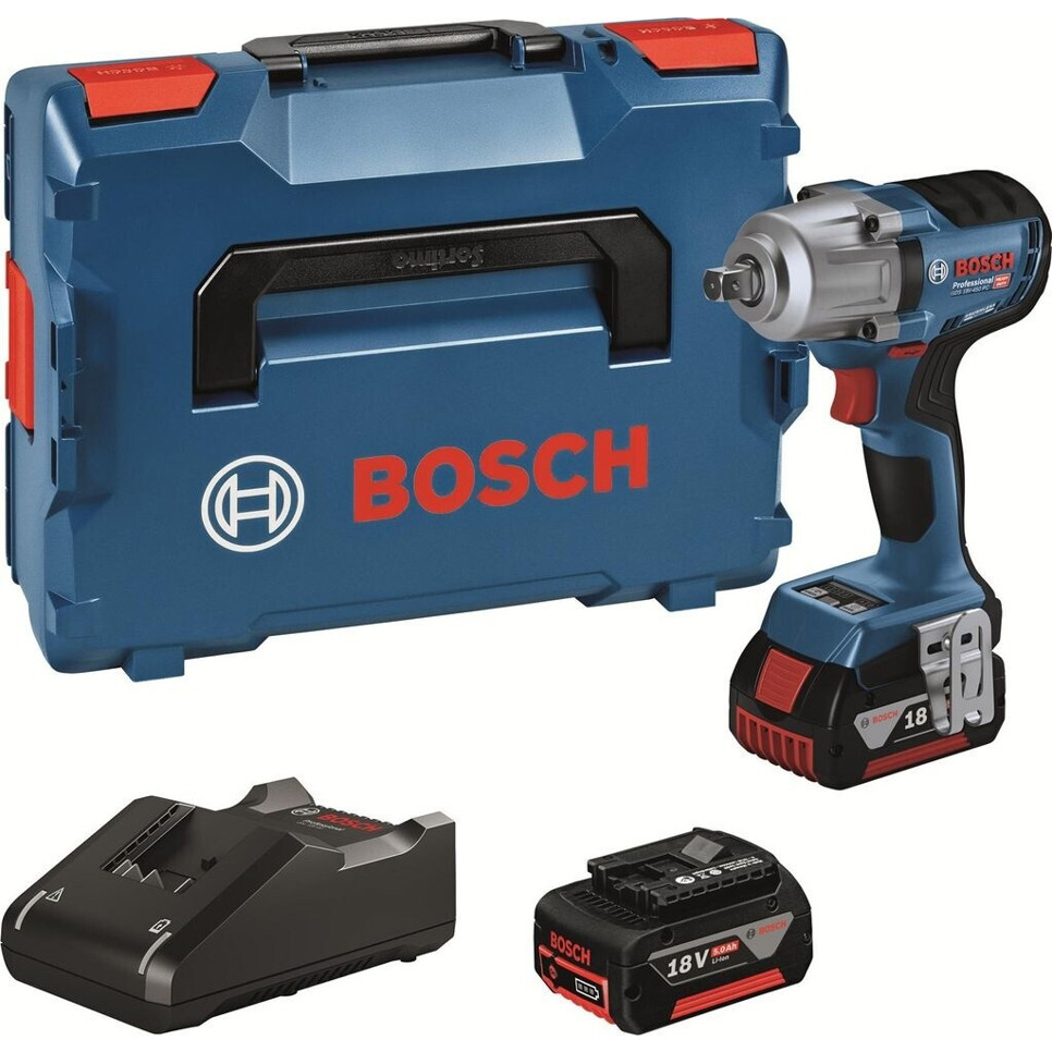 Bosch - GDS 18V-450 HC - 06019K4003 - Akku-Schlagschrauber - 450 Nm, 2 Akkus, L-Boxx