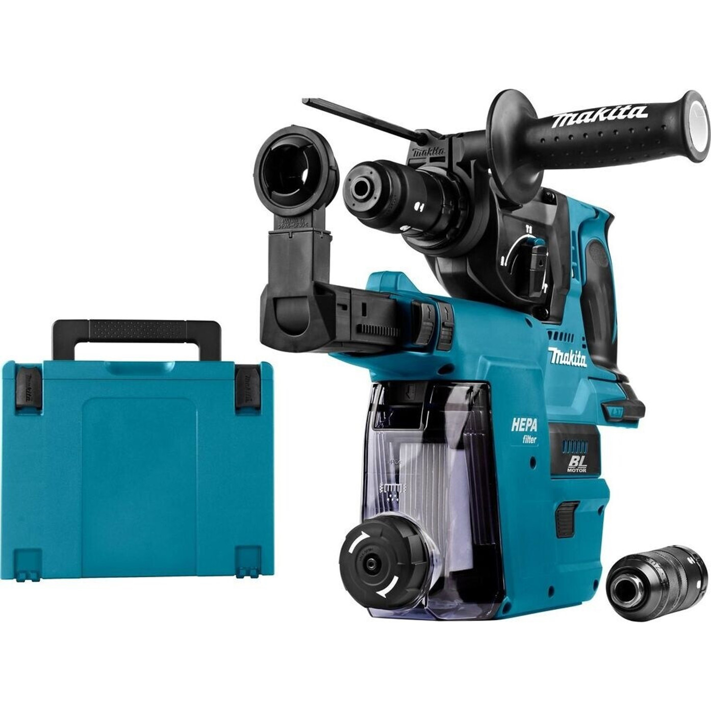 Makita - DHR243ZJW - Akku-Kombihammer - 2 Joule Schlagstärke, SDS-Plus Aufnahme