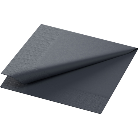 Duni 168399 Papierserviette Seidenpapier Schwarz