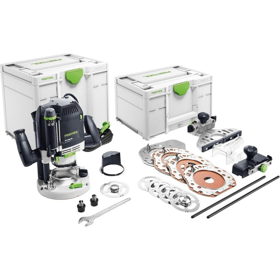 Festool - OF 2200 EB-Set - Oberfräse - 2200 Watt, 80mm Frästiefe
