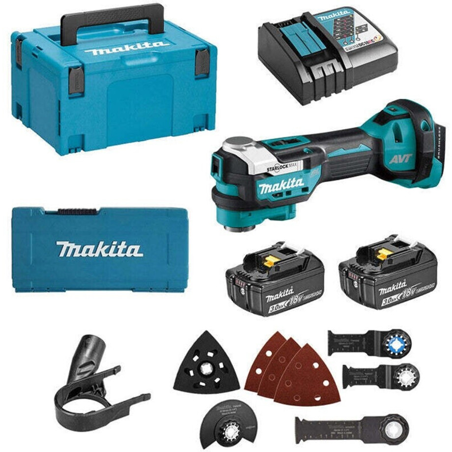 Makita - DTM52RFJX1 - Akku-Multifunktionswerkzeug - 18 V, Li-Ion, 1,7 kg