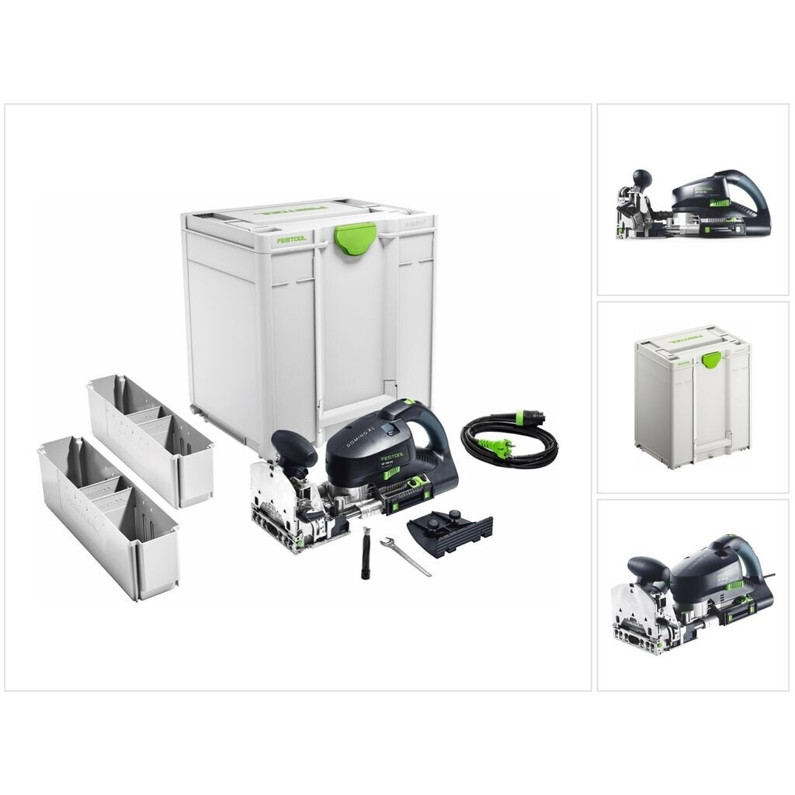 Festool - DF 700 EQ-Plus XL - Dübelfräse - 720 Watt, Drehzahlregelung, Antistatik-Funktion