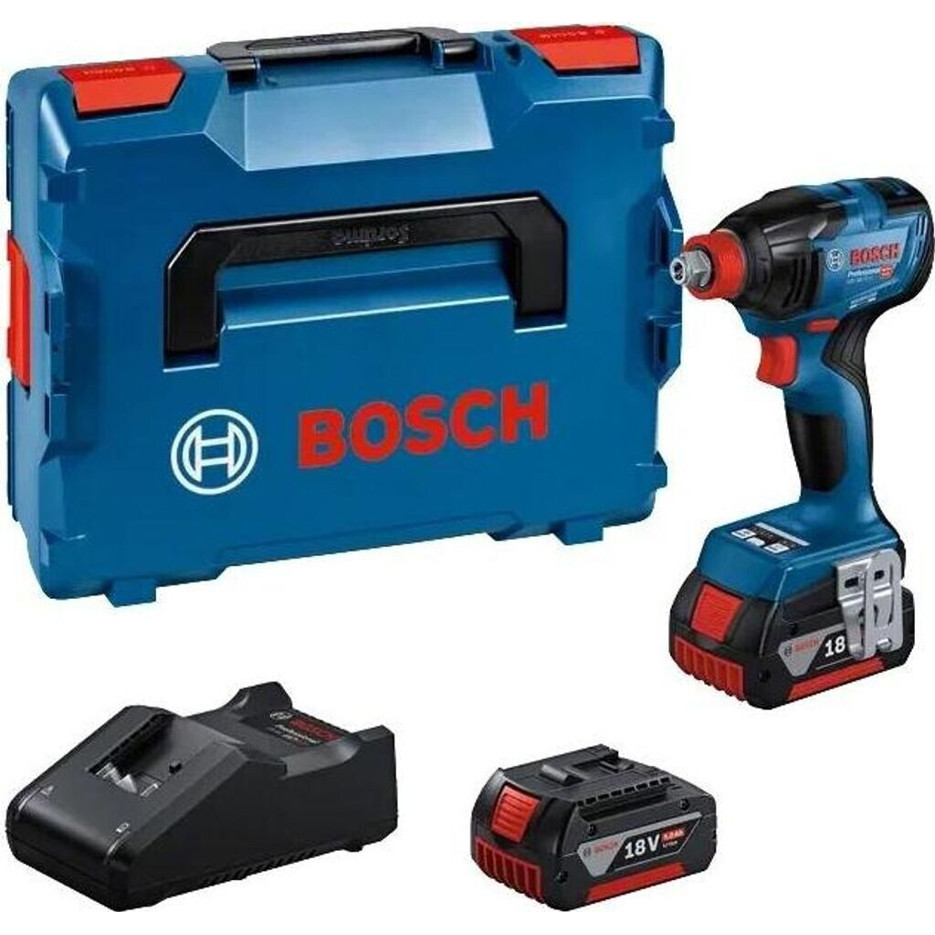 Bosch - GDX 18V-210 C - Akku-Drehschlagschrauber - 210 Nm Drehmoment, 2 Akkus, L-Boxx
