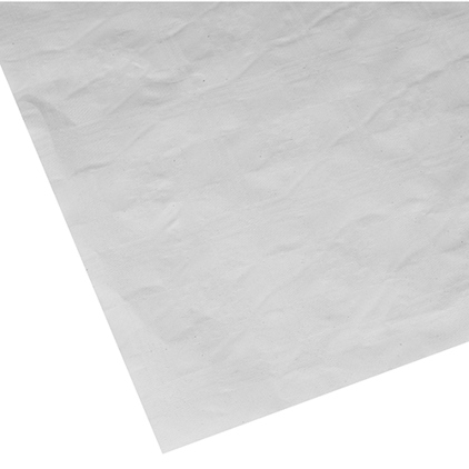 Blatt Papiertischtuch mit Damastprägung eckig 70 cm x 60 cm weiss