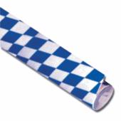 Staufen - Tischtuch Raute - Tischdecke - 100 cm breit, Papier, blau-weiß