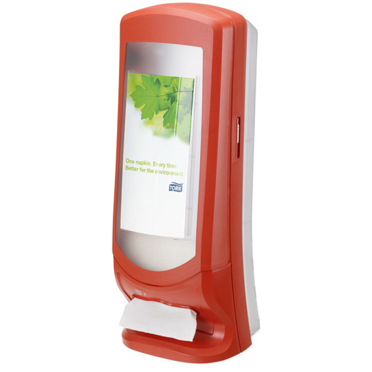 Tork - Xpressnap® - 272212 - Serviettenspender - Rot, flexibel einsetzbar, hygienisch