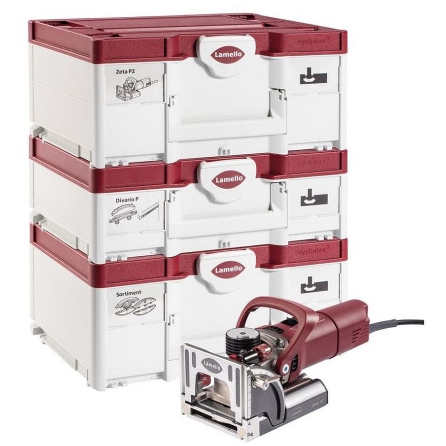 Lamello - Zeta P2 - Flachdübelfräse - 1050 W, 9000 U/min