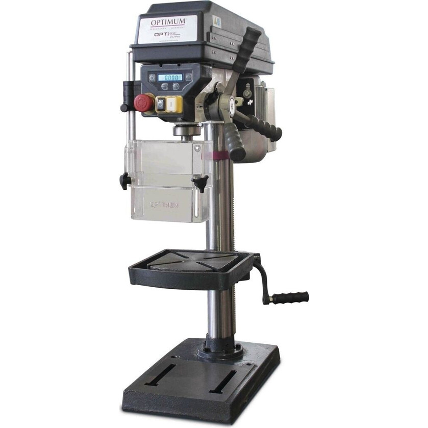 Optimum - OPTIdrill D 17Pro - Tischbohrmaschine - 230 V, Rechts-/Linkslauf, Not-Aus-Schalter