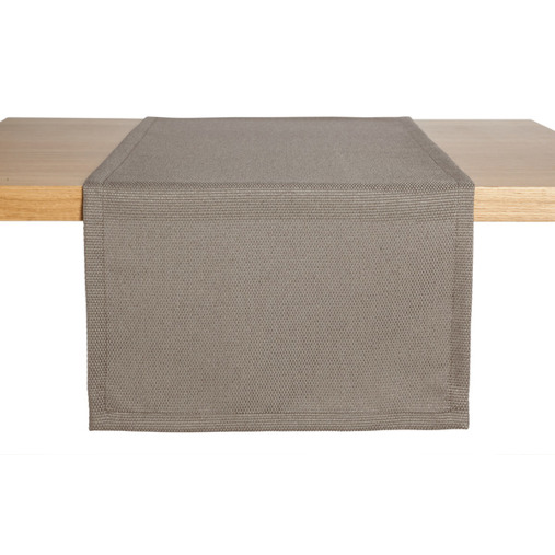 Tischläufer Ambita Struktur; 40x130 cm (BxL); taupe; rechteckig