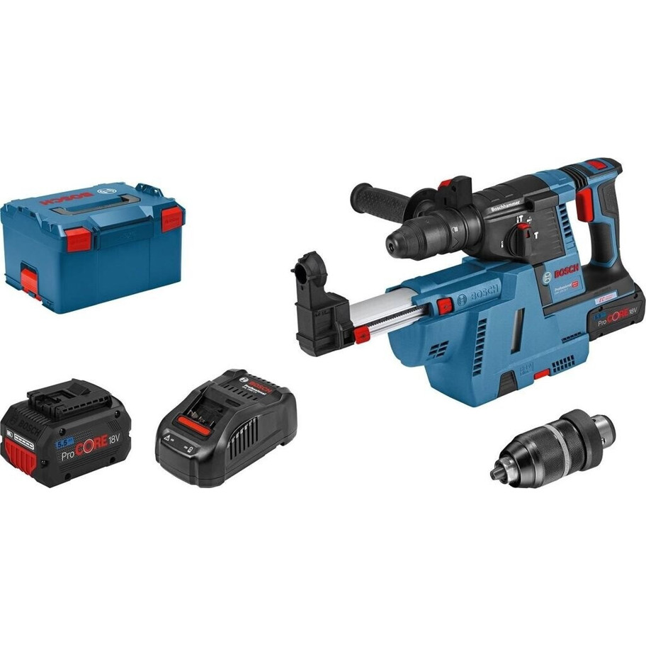 Bosch - GBH 18V-26 F Professional - 061191000G - Akku-Bohrhammer - Akkubetrieb, Li-ion, SDS-Plus