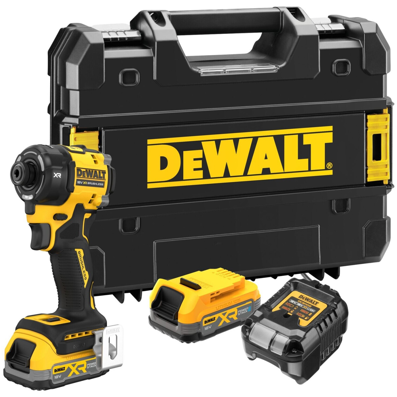DeWalt - Schlagschrauber - DCF870E2T-QW - Akku-Schlagschrauber - bürstenloser EC-Motor, 18 V, 2 Akkus