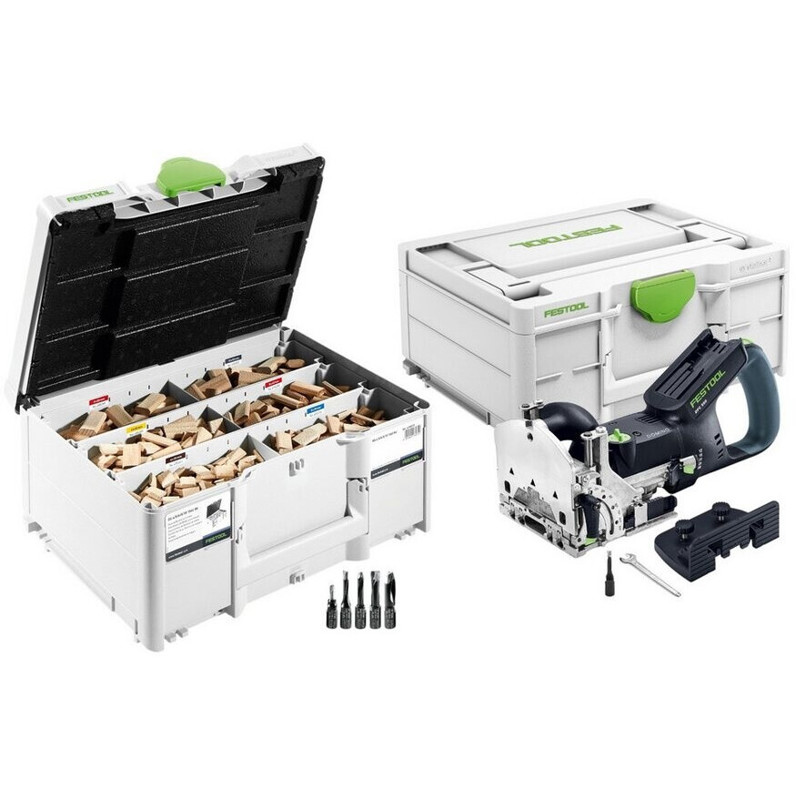 Festool - DOMINO DFC 500 E-Basic-Dübel - Dübelfräse - 18V, 28mm Frästiefe, Zweihandbedienung