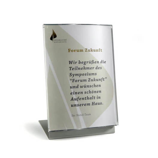 Modulex - Tischaufsteller OCEAN - OC1614 - Tischaufsteller - A3, Kunststoff, silber