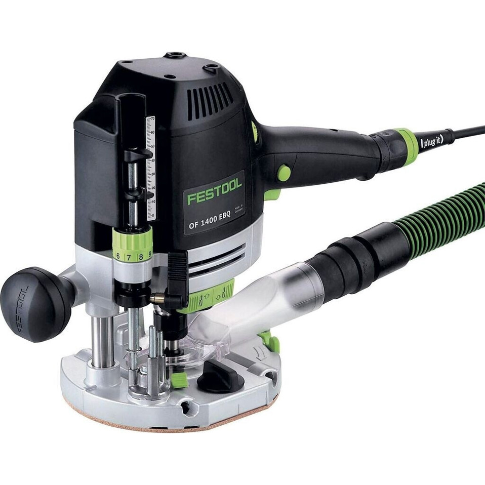 Festool - OF 1400 EBQ-Plus - Oberfräse - 1.400 Watt, Staubabsaugung