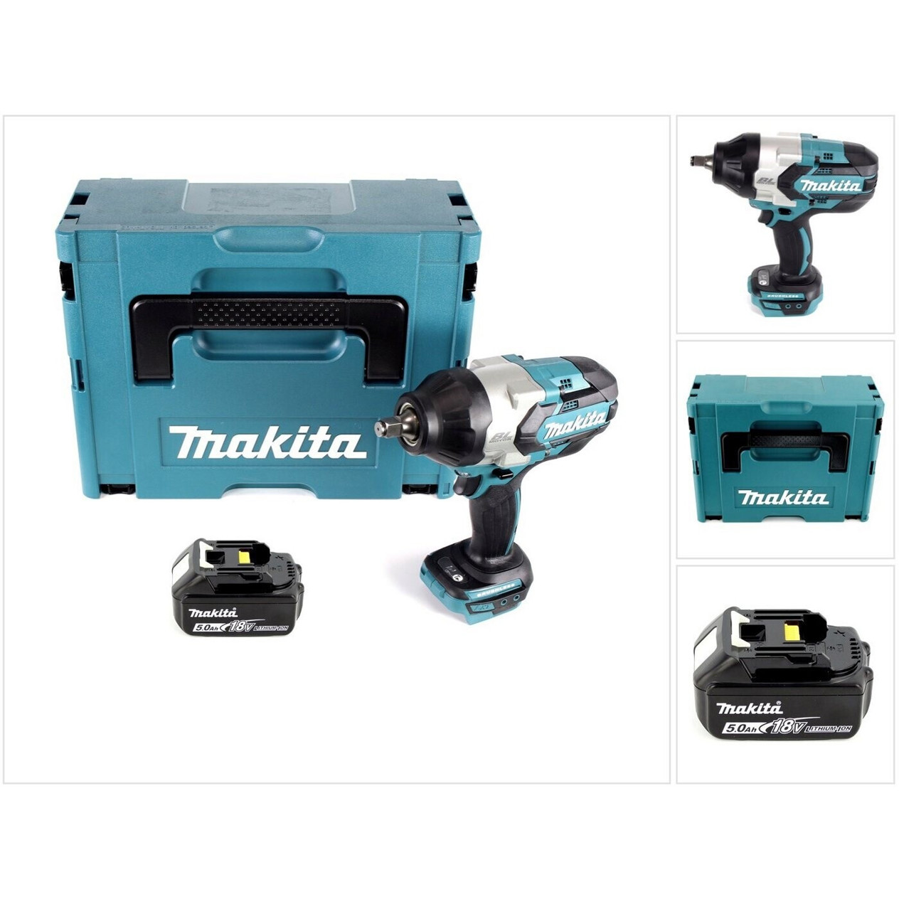Makita - DTW1002 - Akku-Schlagschrauber - 18 V, 1000 Nm, bürstenloser Motor