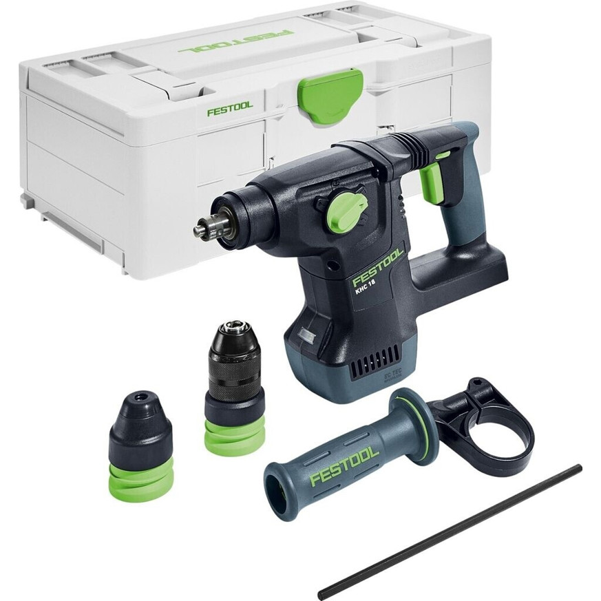 Festool - KHC 18 EB-Basic - Akku-Bohrhammer - 18 V, 2,6 Joule, SDS-Plus
