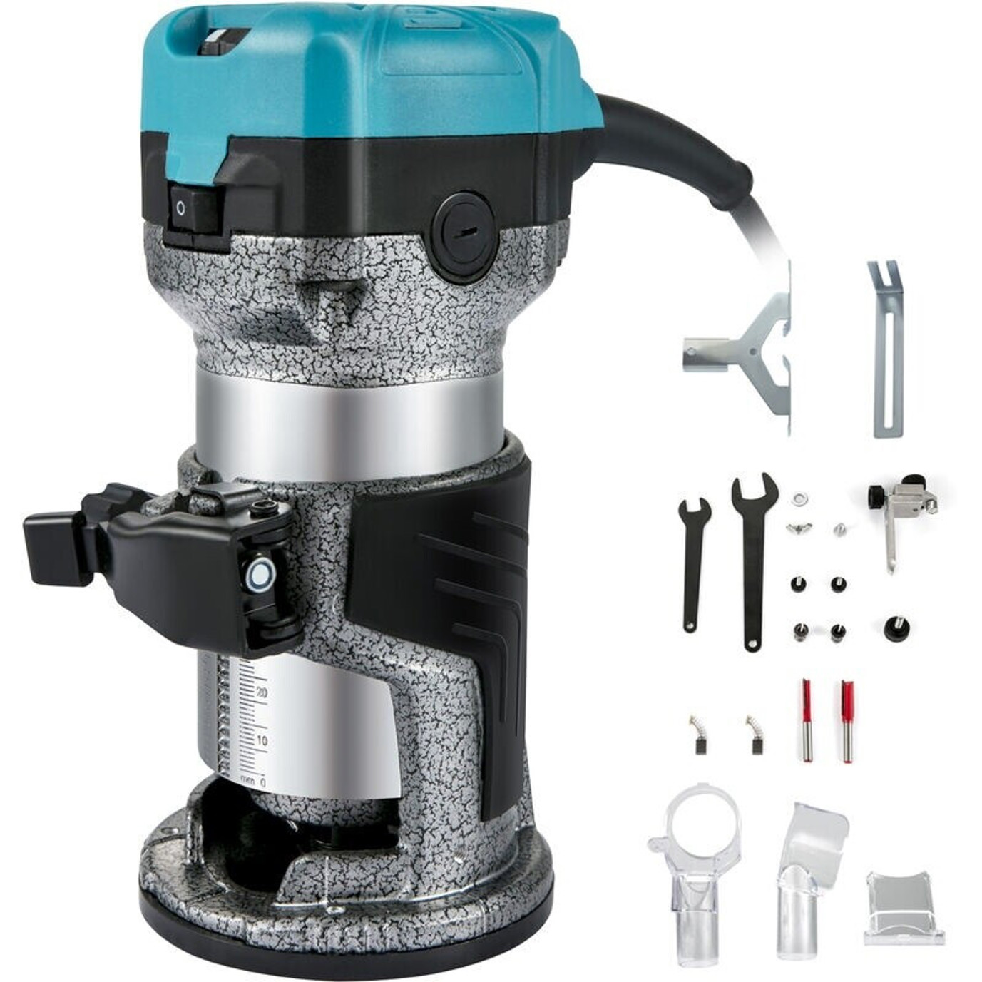 VEVOR - Oberfräse - VVEVOR VV-1B-220V - Fräsmaschinen - 710 Watt, Softstart, Drehzahlregelung