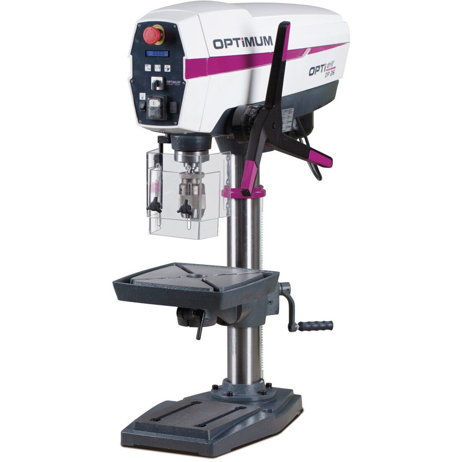 Optimum - OPTIdrill DP 26-T - Säulenbohrmaschine - 750W, 25mm Bohrdurchmesser