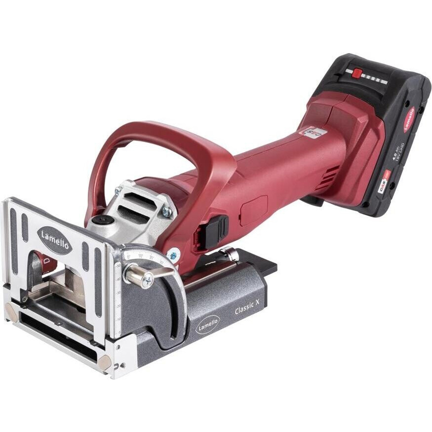 Lamello - Classic X - 101701DES - Flachdübelfräse - 780 Watt, 10.000 U/min, 2 Akkus