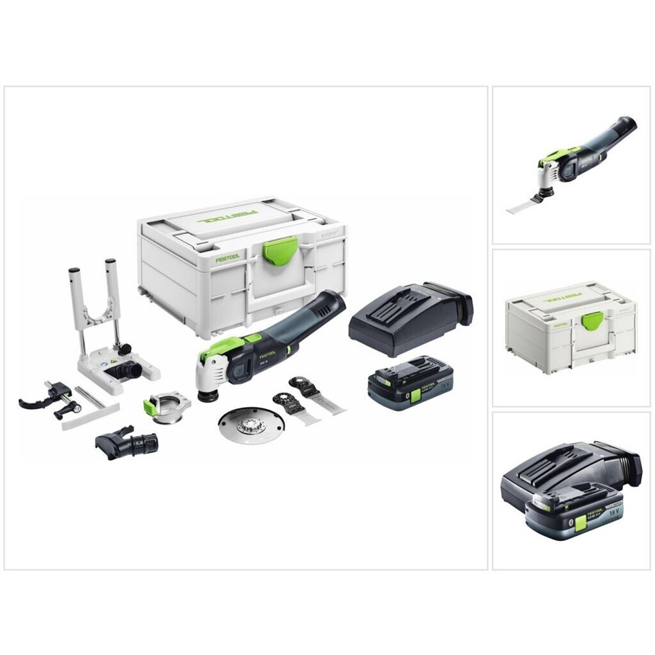 Festool - Vecturo - OSC 18 Li - Akku-Multi-Cutter - 18 V, Starlock-Max, Profi