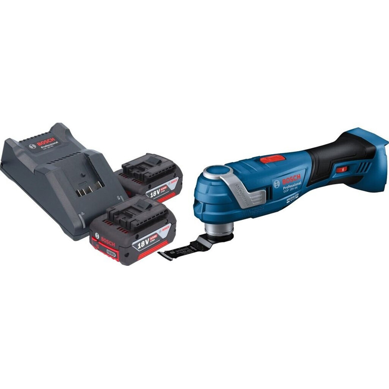 Bosch - GOP 18V-34 - Akku-Multi-Cutter - 18 V, 2x 4Ah, bürstenloser Motor