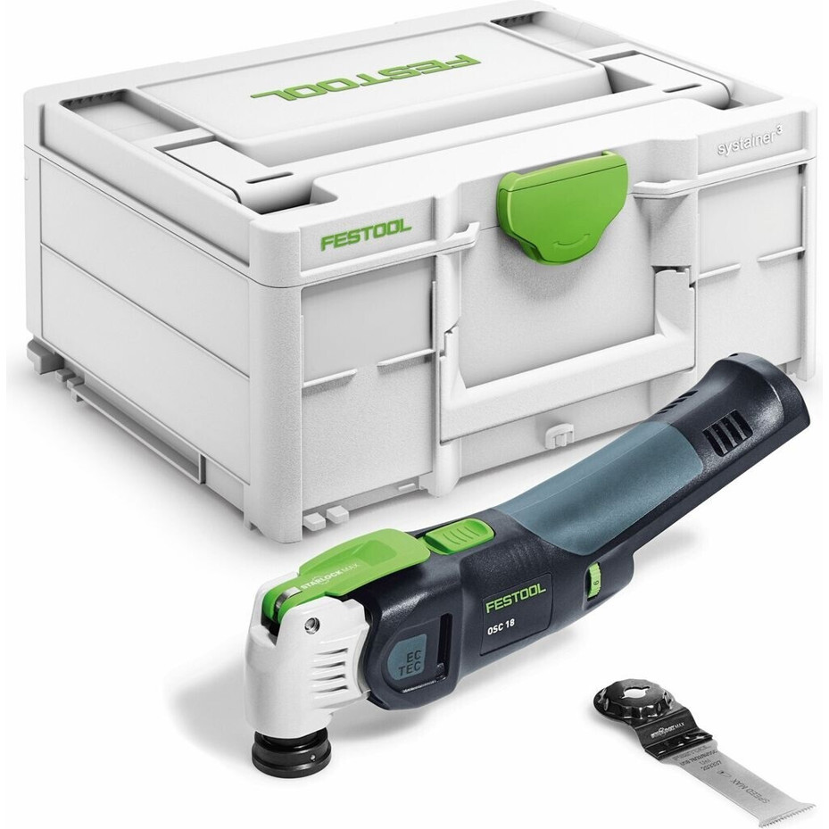 Festool - Vecturo OSC 18 E-Basic - Akku-Multi-Cutter - 18 V, Starlock-Max, Drehzahlregelung