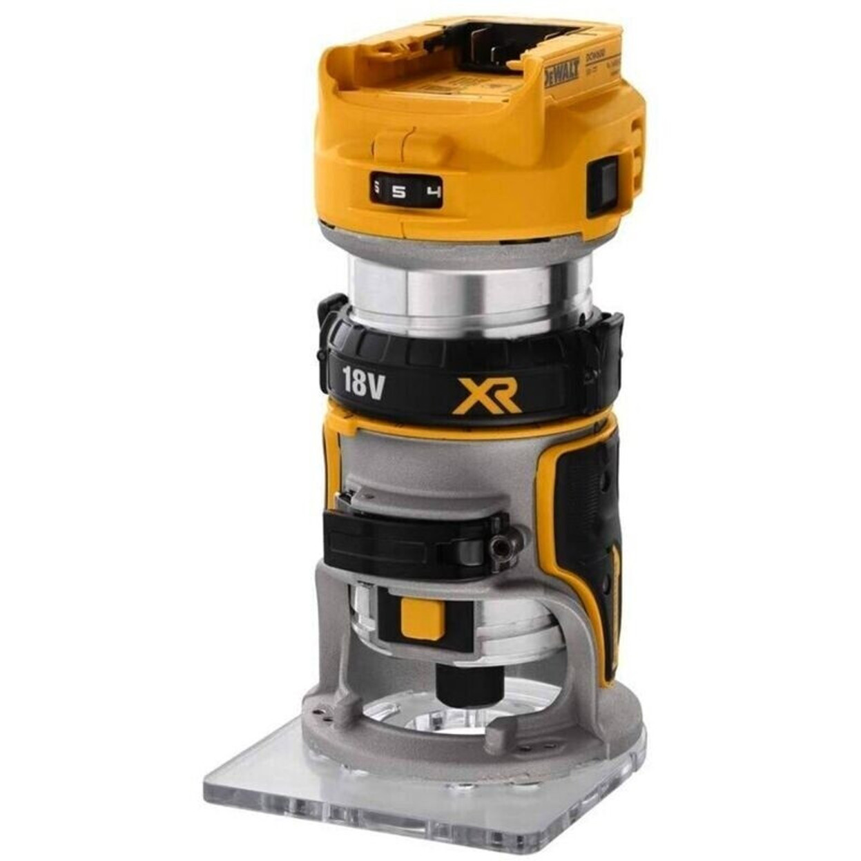 DeWalt - Fräse - DCW600N-XJ - Einhandfräse - Akkubetrieb, 18 V, 25.500 U/min