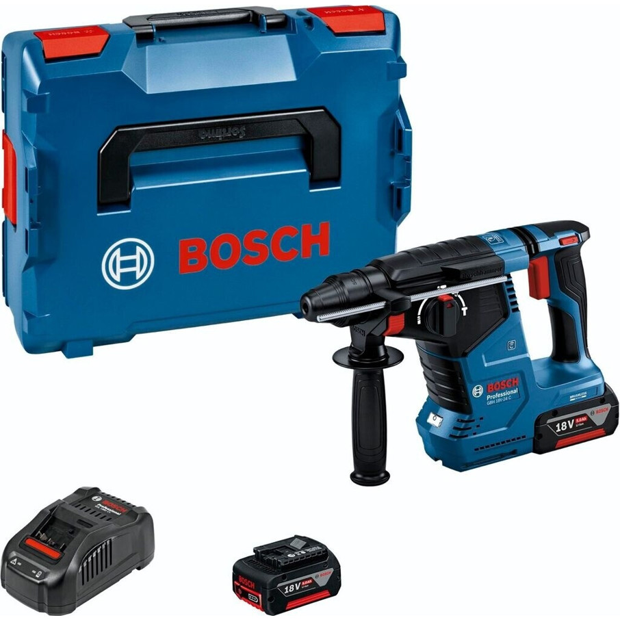 Bosch - GBH 18V-24 C - Akku-Bohrhammer - SDS-Plus, 18V, 5Ah
