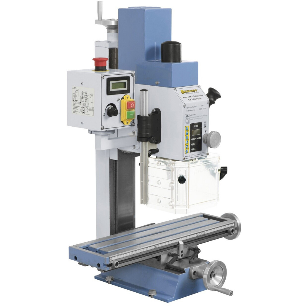 Bernardo - Bohr- und Fräsmaschine - KF 16 L Vario - Bohrfräsmaschine, Universalfräse, 800 Watt