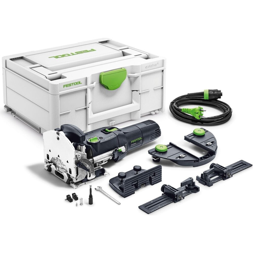 Festool - DOMINO DF 500 Q-Set - Dübelfräse - 420 Watt, 3,2 kg, 25.500 U/min