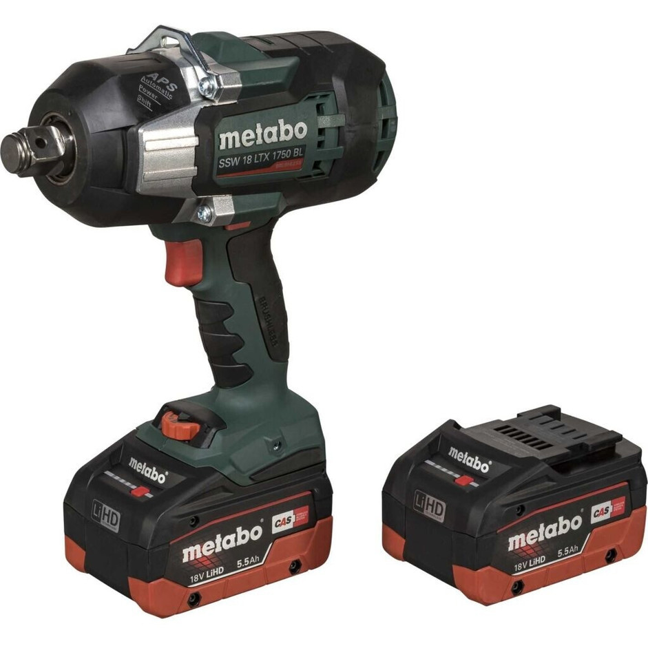Metabo - SSW 18 LTX 1750 BL - 602402660 - Akku-Schlagschrauber - 1750 Nm, bürstenloser EC-Motor, CAS System
